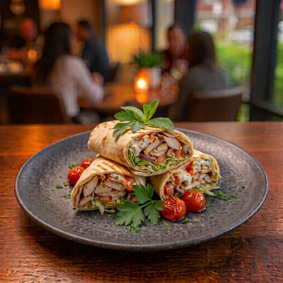CHICKEN DONER WRAP