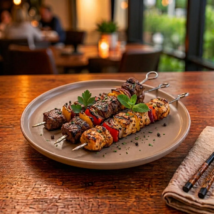 LAMB SHISH & CHICKEN SHISH